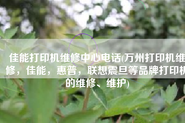 佳能打印机维修中心电话(万州打印机维修，佳能，惠普，联想震旦等品牌打印机的维修、维护)