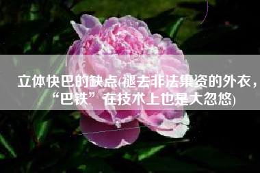 立体快巴的缺点(褪去非法集资的外衣，“巴铁”在技术上也是大忽悠)