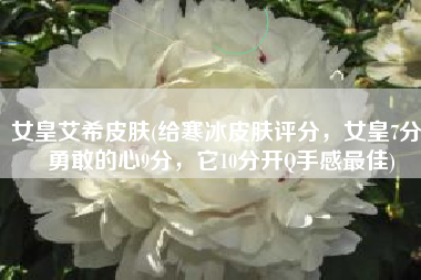 女皇艾希皮肤(给寒冰皮肤评分，女皇7分，勇敢的心9分，它10分开Q手感最佳)