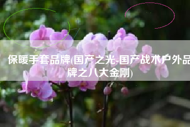 保暖手套品牌(国产之光-国产战术户外品牌之八大金刚)