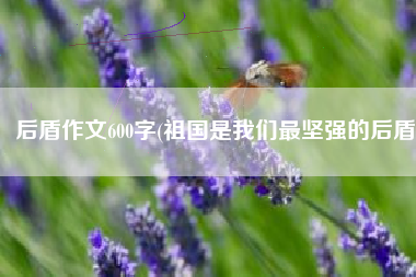 后盾作文600字(祖国是我们最坚强的后盾)