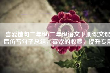 喜爱造句二年级(二年级语文下册课文课后仿写句子总结，喜欢的收藏，提升专用)