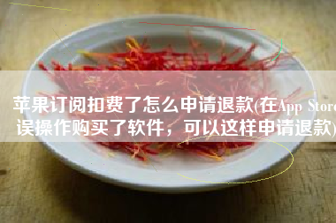 苹果订阅扣费了怎么申请退款(在App Store误操作购买了软件，可以这样申请退款)