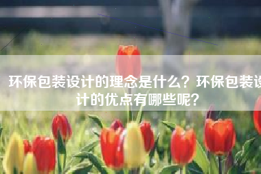 环保包装设计的理念是什么？环保包装设计的优点有哪些呢？