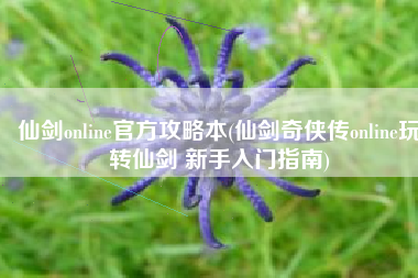 仙剑online官方攻略本(仙剑奇侠传online玩转仙剑 新手入门指南)