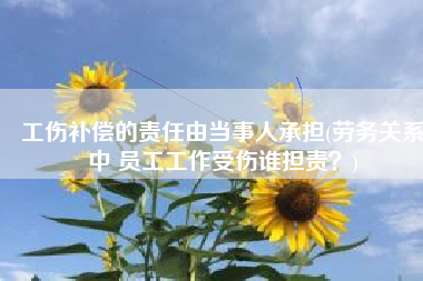 工伤补偿的责任由当事人承担(劳务关系中 员工工作受伤谁担责？)