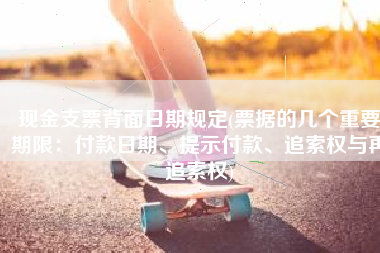 现金支票背面日期规定(票据的几个重要期限：付款日期、提示付款、追索权与再追索权)