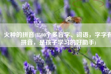 火种的拼音(3500个多音字、词语，字字有拼音，是孩子学习的好助手)
