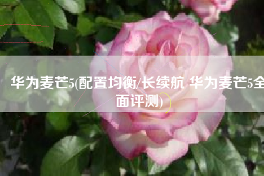 华为麦芒5(配置均衡/长续航 华为麦芒5全面评测)