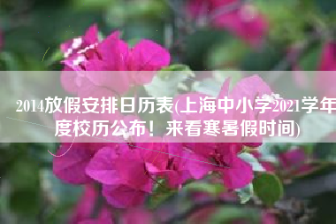 2014放假安排日历表(上海中小学2021学年度校历公布！来看寒暑假时间)