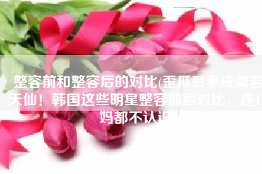 整容前和整容后的对比(歪瓜裂枣成美若天仙！韩国这些明星整容前后对比，连TA妈都不认识)