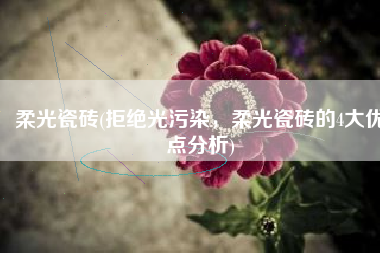 柔光瓷砖(拒绝光污染，柔光瓷砖的4大优点分析)