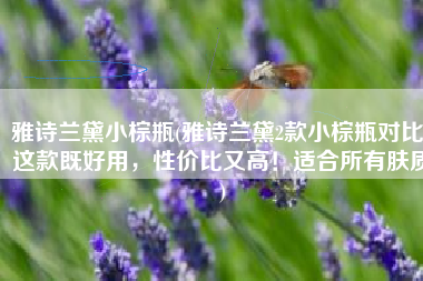 雅诗兰黛小棕瓶(雅诗兰黛2款小棕瓶对比：这款既好用，性价比又高！适合所有肤质)