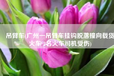 吊臂车(广州一吊臂车挂钩脱落撞向载货火车 2名火车司机受伤)
