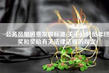 公务员加班费发放标准(关于公务员年终奖和奖励有关法律法规的规定)