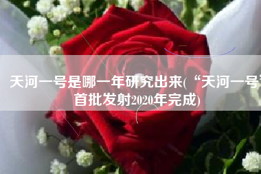 天河一号是哪一年研究出来(“天河一号”首批发射2020年完成)