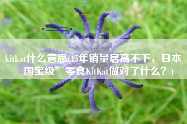 kitkat什么意思(45年销量居高不下，日本“国宝级”零食KitKat做对了什么？)
