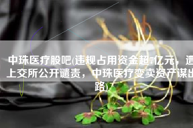 中珠医疗股吧(违规占用资金超7亿元，遭上交所公开谴责，中珠医疗变卖资产谋出路)