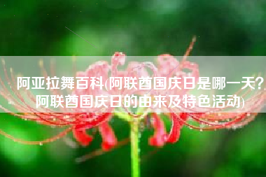 阿亚拉舞百科(阿联酋国庆日是哪一天？阿联酋国庆日的由来及特色活动)
