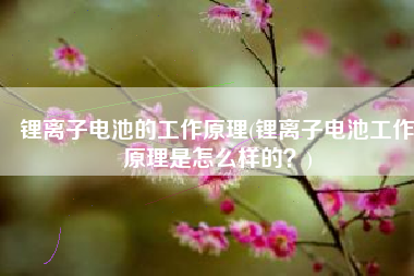 锂离子电池的工作原理(锂离子电池工作原理是怎么样的？)