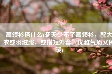 高领衫搭什么(冬天少不了高领衫，配大衣或羽绒服，或搭短外套，优雅气质又保暖)