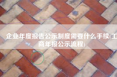 企业年度报告公示制度需要什么手续(工商年报公示流程)