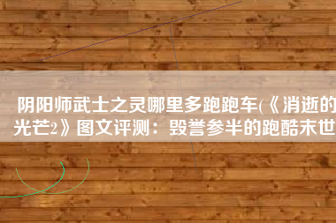 阴阳师武士之灵哪里多跑跑车(《消逝的光芒2》图文评测：毁誉参半的跑酷末世)