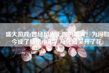 盛大游戏(曾经风光无限的盛大！为何如今成了腾讯小弟？马化腾笑开了花)