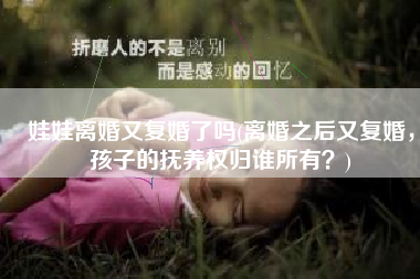娃娃离婚又复婚了吗(离婚之后又复婚，孩子的抚养权归谁所有？)