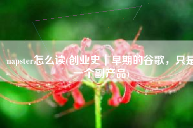 napster怎么读(创业史｜早期的谷歌，只是一个副产品)
