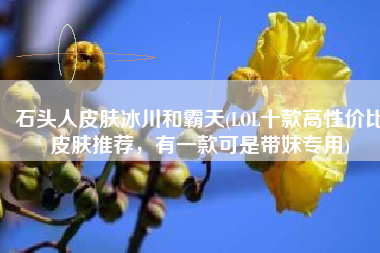 石头人皮肤冰川和霸天(LOL十款高性价比皮肤推荐，有一款可是带妹专用)