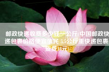 邮政快递收费多少钱一公斤(中国邮政快递包裹价格便宜亲民 5.5公斤重快递包裹 资费18元)