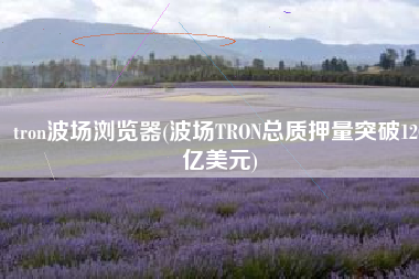 tron波场浏览器(波场TRON总质押量突破120亿美元)