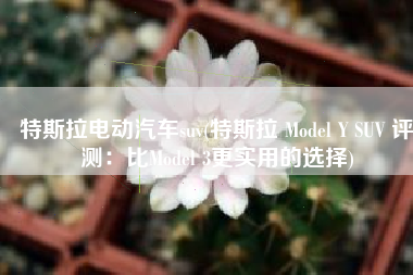 特斯拉电动汽车suv(特斯拉 Model Y SUV 评测：比Model 3更实用的选择)