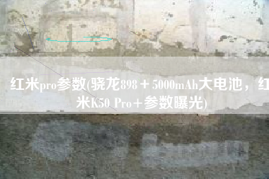 红米pro参数(骁龙898＋5000mAh大电池，红米K50 Pro+参数曝光)