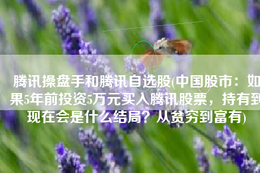 腾讯操盘手和腾讯自选股(中国股市：如果5年前投资5万元买入腾讯股票，持有到现在会是什么结局？从贫穷到富有)