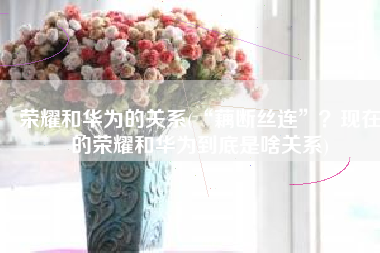荣耀和华为的关系(“藕断丝连”？现在的荣耀和华为到底是啥关系)