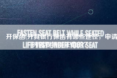 开保函(开具银行保函有哪些途径，申请时需要特别注意的？)