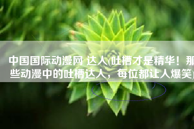 中国国际动漫网 达人(吐槽才是精华！那些动漫中的吐槽达人，每位都让人爆笑)