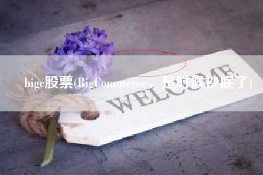 bigc股票(BigCommerce，是时候抄底了)