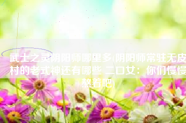 武士之灵阴阳师哪里多(阴阳师常驻无皮村的老式神还有哪些 二口女：你们慢慢熬着吧)