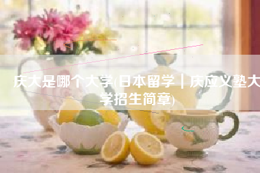 庆大是哪个大学(日本留学｜庆应义塾大学招生简章)