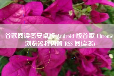 谷歌阅读器安卓版(Android 版谷歌 Chrome 浏览器将内置 RSS 阅读器)