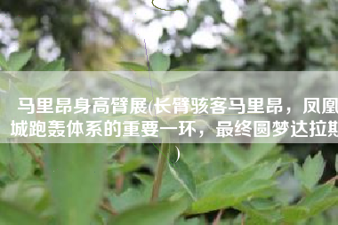 马里昂身高臂展(长臂骇客马里昂，凤凰城跑轰体系的重要一环，最终圆梦达拉斯)