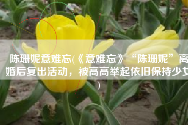 陈珊妮意难忘(《意难忘》“陈珊妮”离婚后复出活动，被高高举起依旧保持少女)