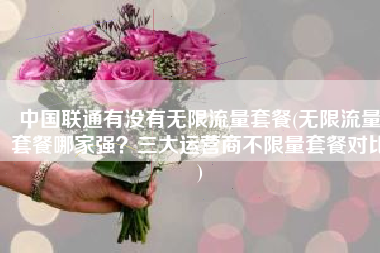 中国联通有没有无限流量套餐(无限流量套餐哪家强？三大运营商不限量套餐对比)