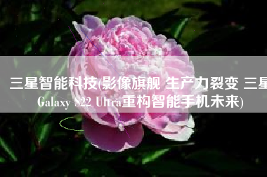 三星智能科技(影像旗舰 生产力裂变 三星Galaxy S22 Ultra重构智能手机未来)