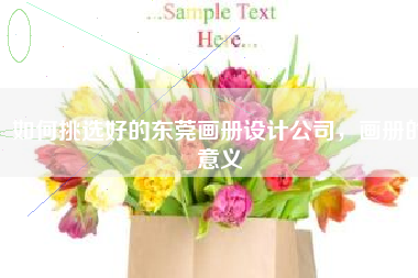 如何挑选好的东莞画册设计公司，画册的意义