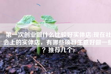 第一次创业做什么比较好实体店(现在社会上的实体店，有哪些项目生意好做一些？推荐几个)