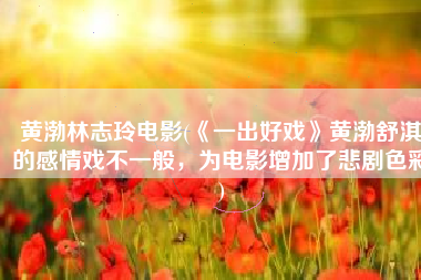 黄渤林志玲电影(《一出好戏》黄渤舒淇的感情戏不一般，为电影增加了悲剧色彩)